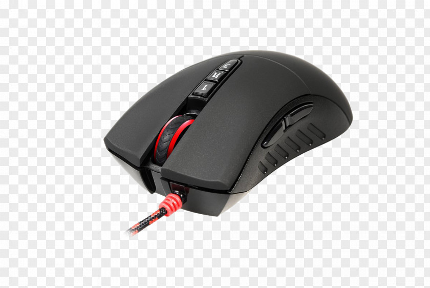Computer Mouse A4Tech V3 Black 7 Buttons 1 X Wheel USB Wired Optical 3200 Dpi Gaming Bloody PNG