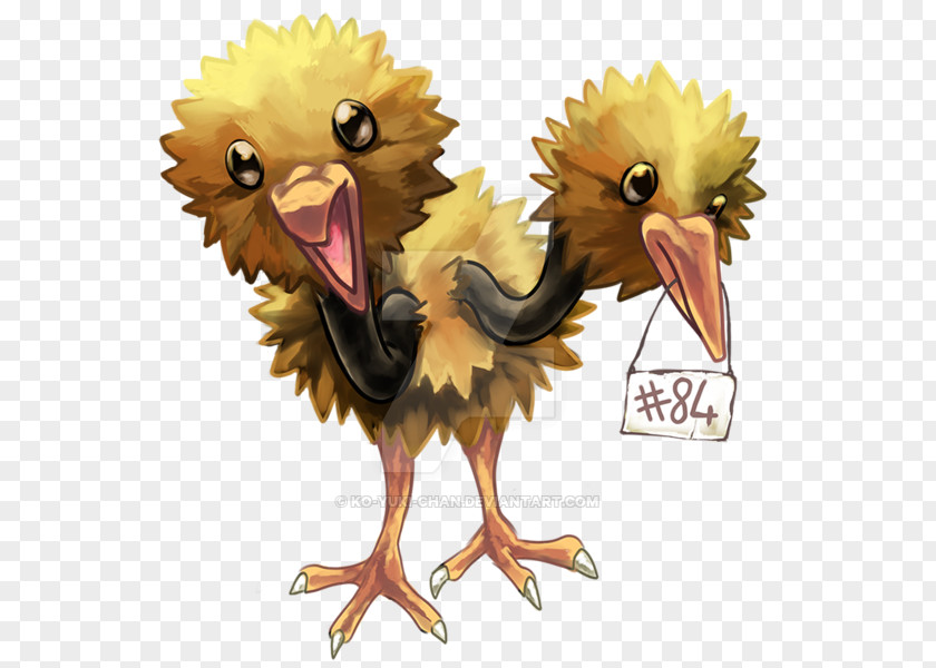 Doduo Rooster Dodo Dodrio Pokémon PNG