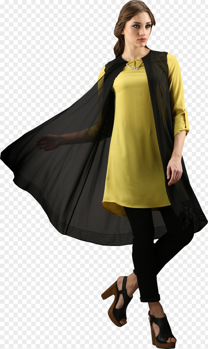Femme Blue Yellow Woman PNG