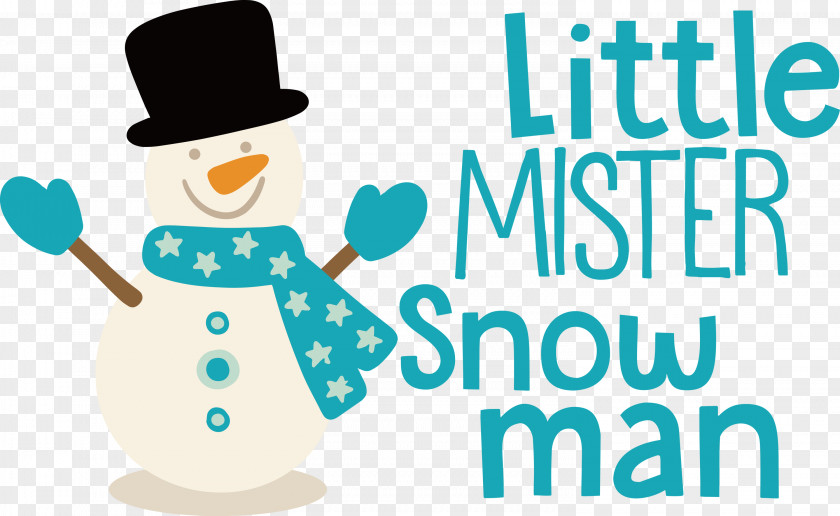 Little Mister Snow Man PNG
