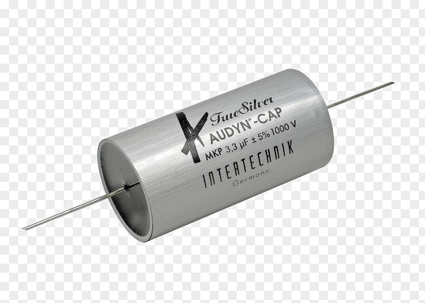 Silver Capacitor Loudspeaker Polypropylene Electronic Component PNG
