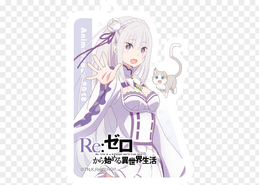 2018 AnimeJapan Weiß Schwarz Re:Zero − Starting Life In Another World Bushiroad PNG in Bushiroad, Anime clipart PNG