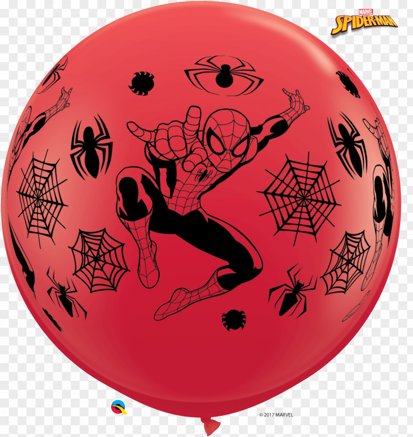 Balloon Toy Spider-Man Birthday Latex PNG