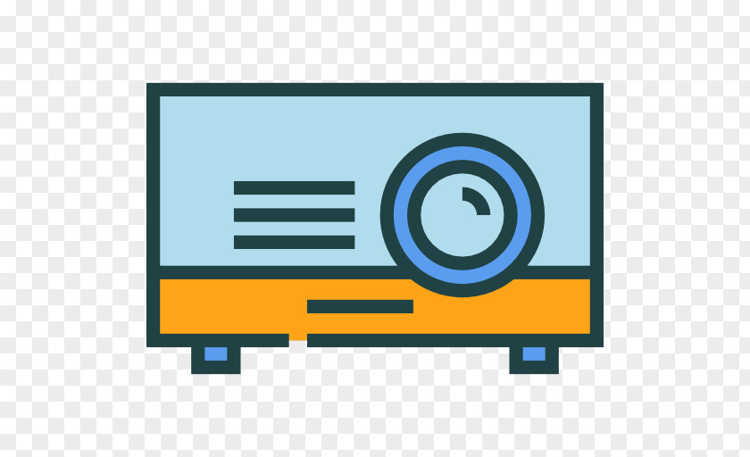 Blue Projector Icon PNG