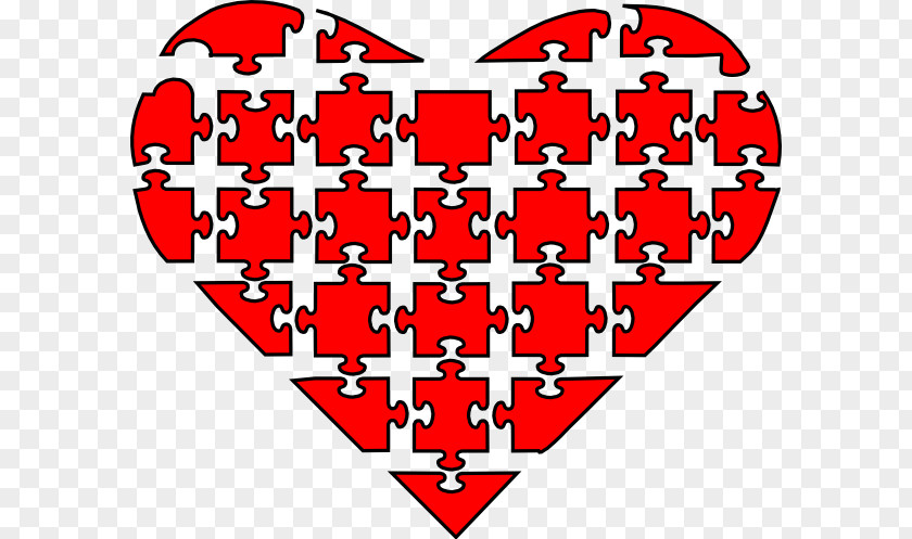 Heart Puzzle T-shirt Jigsaw Puzzles Hoodie Clip Art PNG