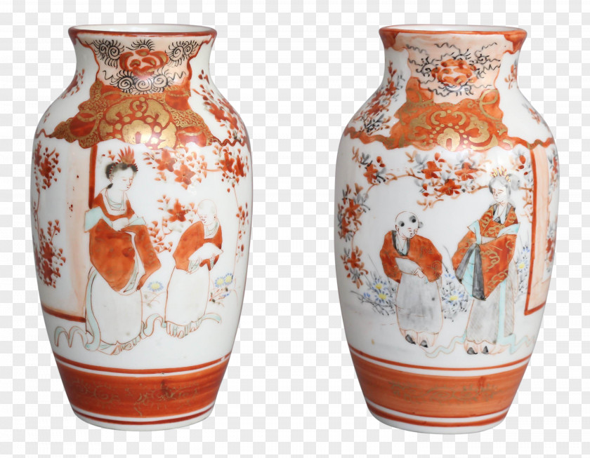 Porcelain Vase Imari Ware Ceramic Rookwood Pottery Company PNG