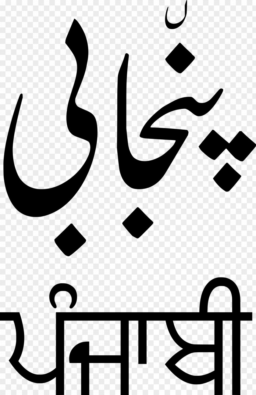 Punjab Punjabi Language Spoken Shahmukhi Alphabet PNG
