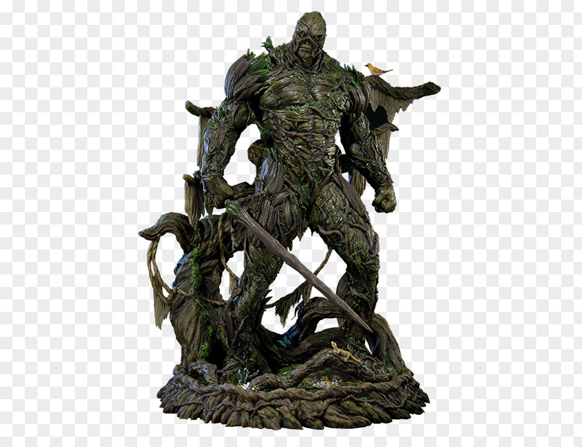 Swamp Thing Figurine Doomsday Statue Action & Toy Figures PNG