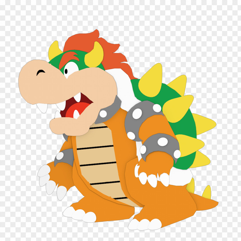 Bowser Digital Art Drawing PNG