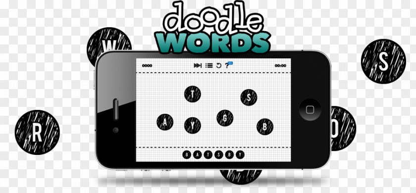 Doodle Banner Audio Electronics Brand PNG