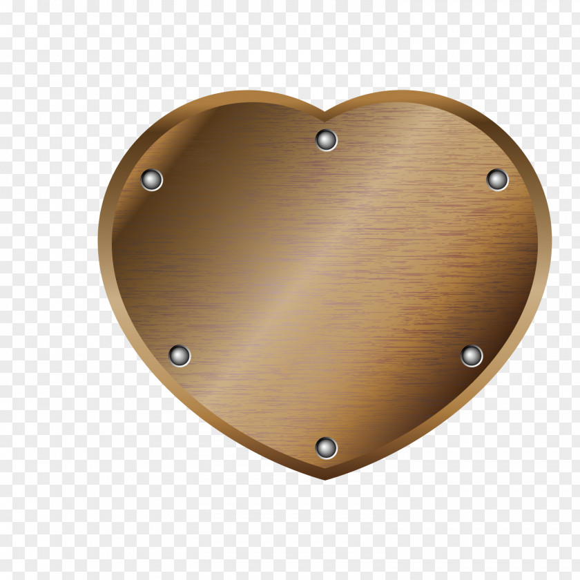 Heart-shaped Metal Map Material Designer PNG