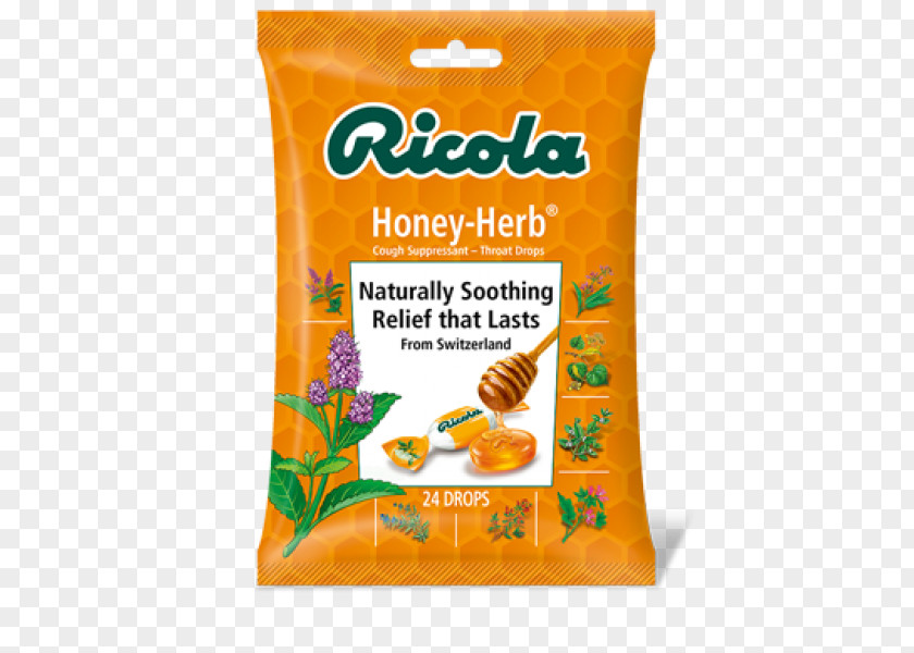 Honey Drops Throat Lozenge Ricola Herb Kroger PNG
