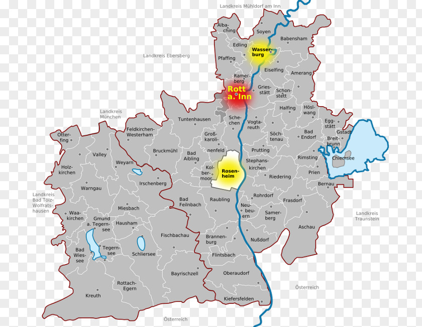 Miesbach Rotter Forst-Süd Halfing Rosenheim Wasserburg Am Inn PNG