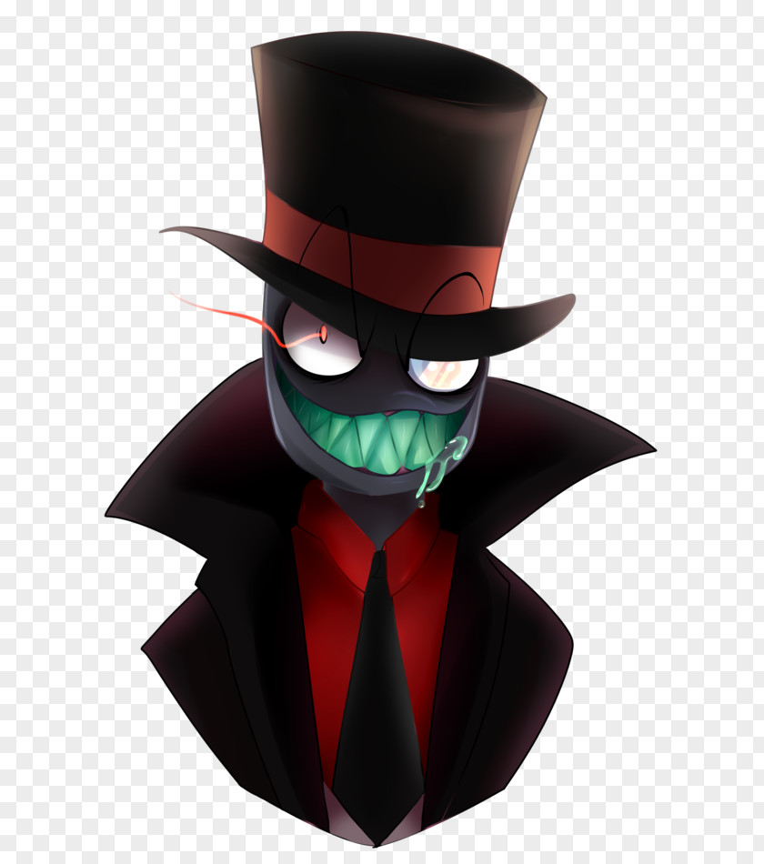 The Doctor Took A Cartoon Of His Teeth Drawing Black Hat Villain PNG