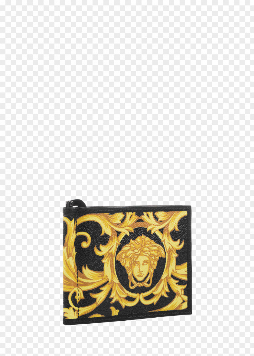 Wallet Versace Men Fashion Leather PNG