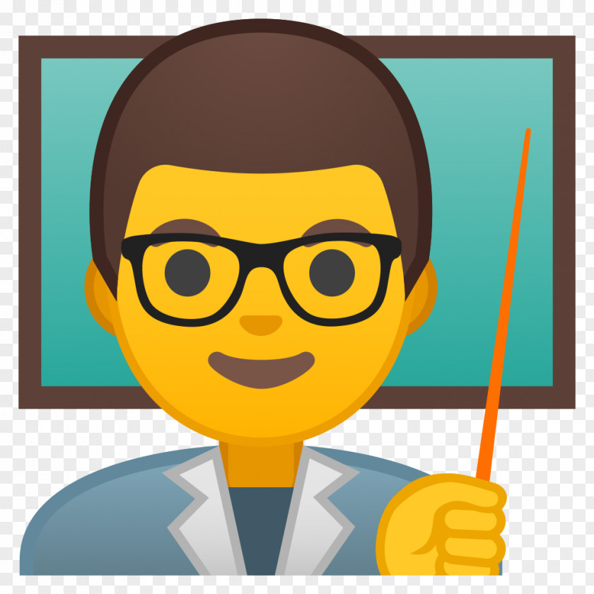 Emoji Smiley Teacher Professor School PNG