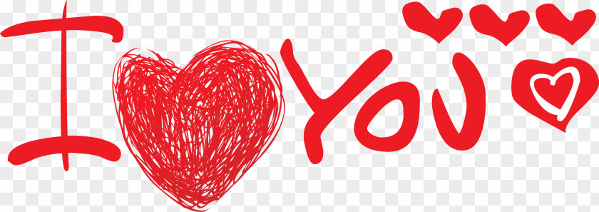 I Love You In English Font PNG
