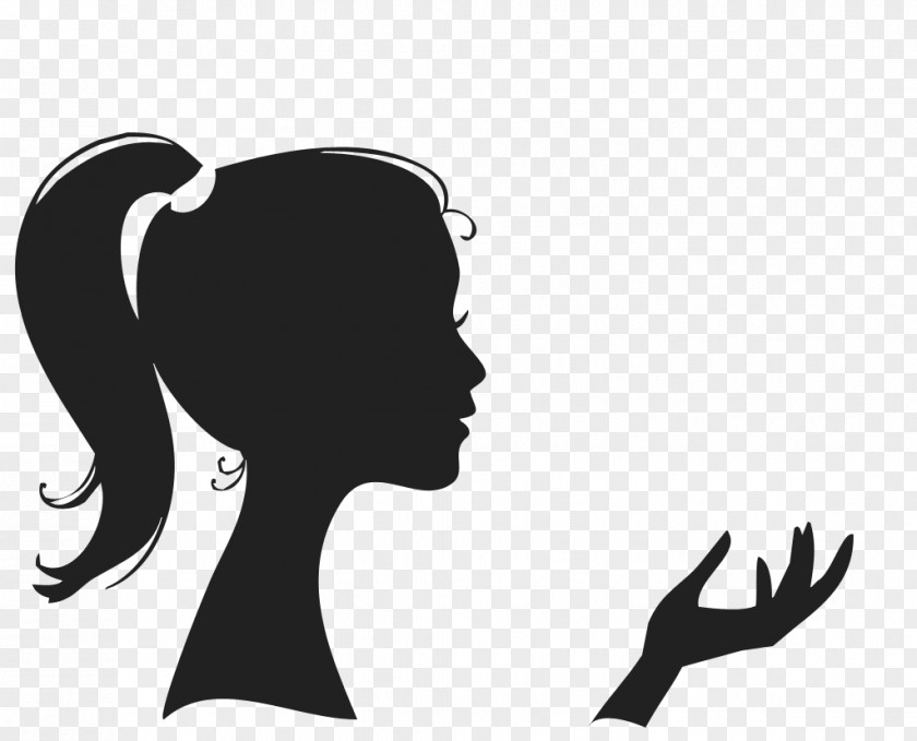 Thinking Woman Silhouette Photography PNG