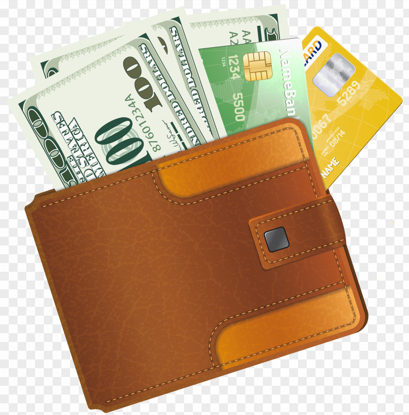 Wallet With Credit Cards And Money Clipart Clip Art PNG