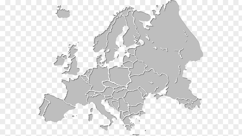 Map Europe World Vector PNG