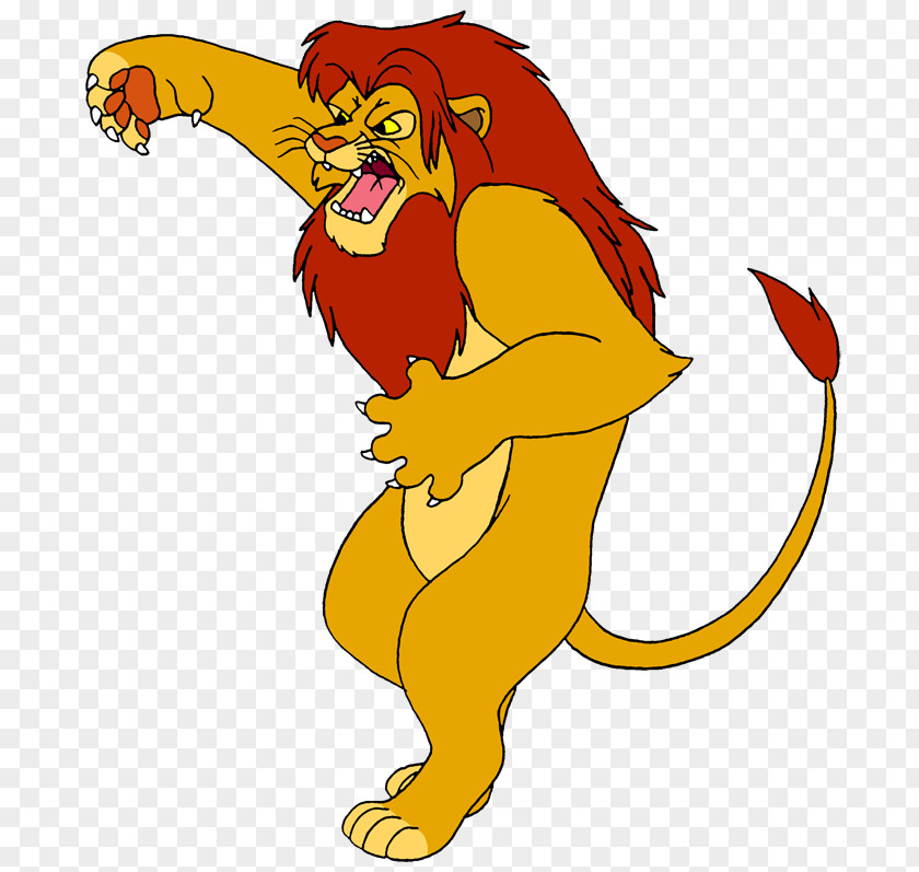 Pictures Of Cartoons Fighting Lion Simba Scar Mufasa Clip Art PNG