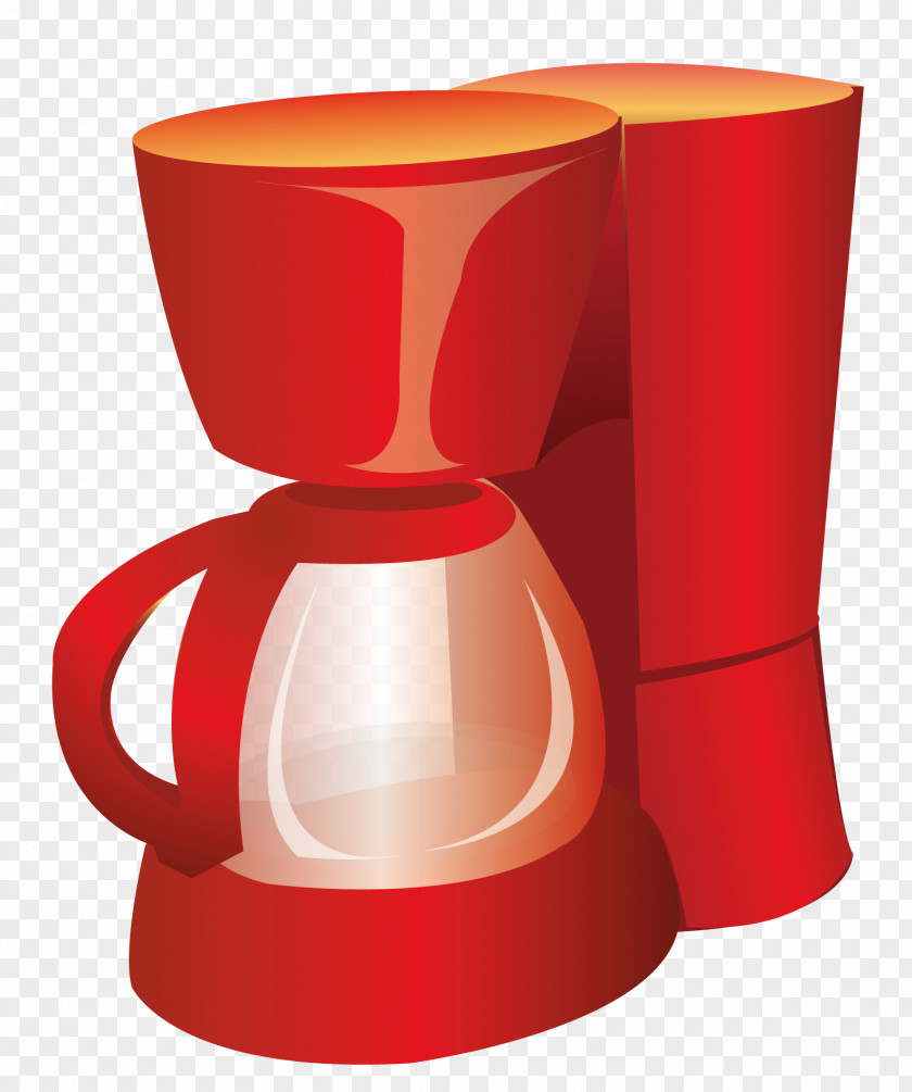 Red Cups Juicer Measuring Cup Home Appliance PNG