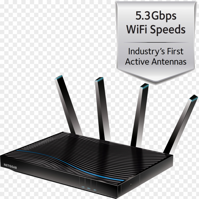 Wireless Router NETGEAR Nighthawk X8 Internet PNG