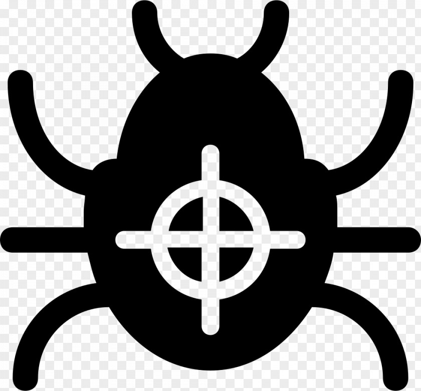 Black And White Symbol Computer Virus PNG