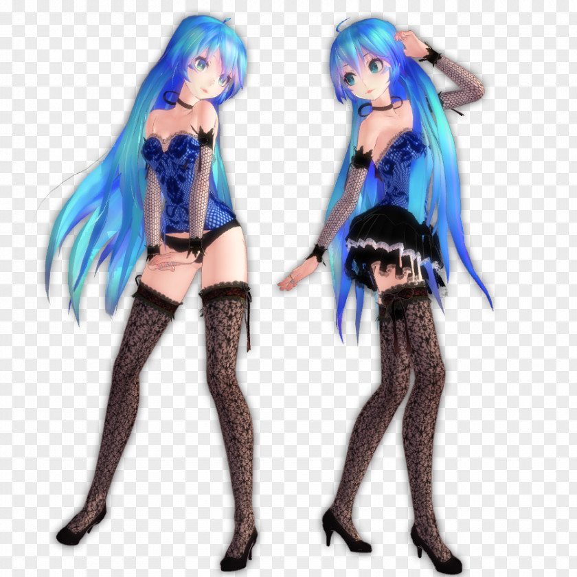 Hatsune Miku MikuMikuDance Vocaloid Megurine Luka Dress PNG