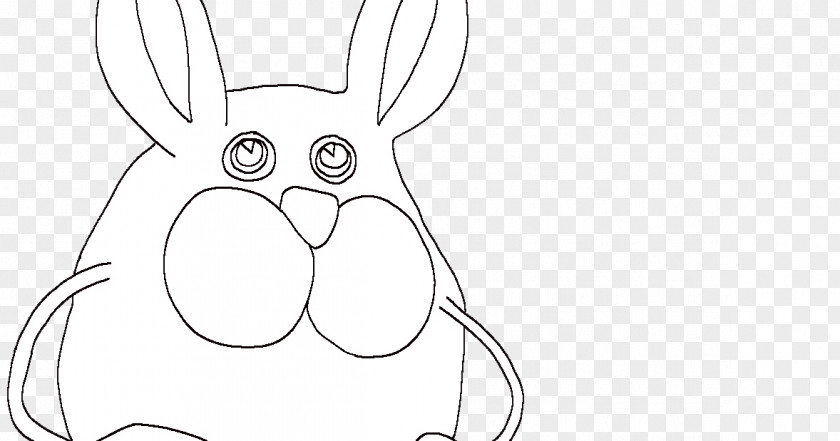 Rabbit Domestic Hare Easter Bunny Sketch PNG
