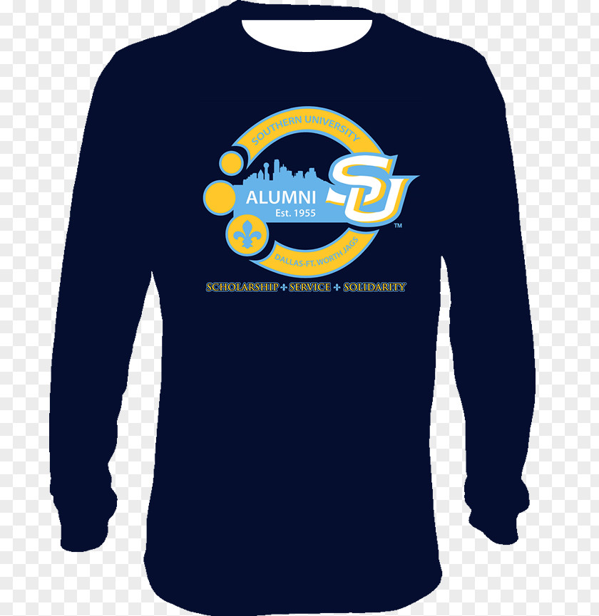 T-shirt Long-sleeved Southern University And A&M College PNG