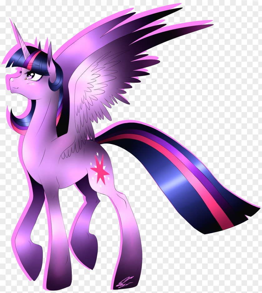 Twilight Horse Violet Purple PNG