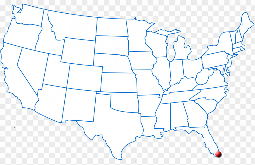 United States Blank Map World Vector PNG