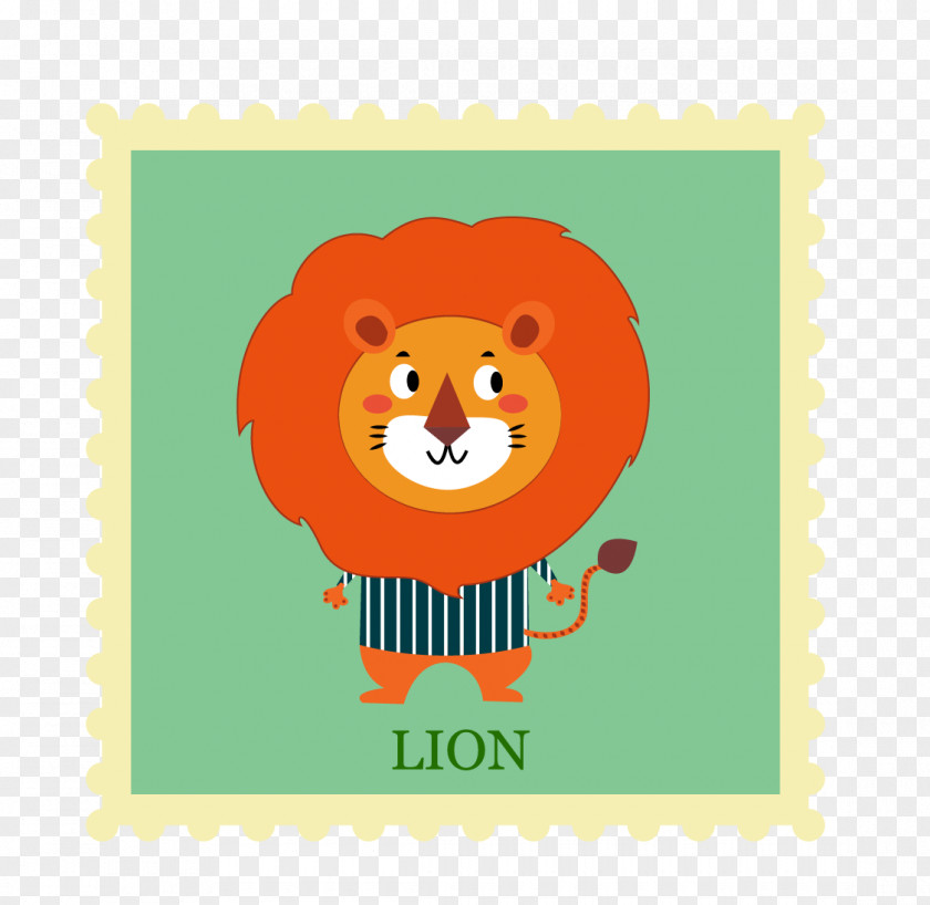 Vector Cute Cartoon Lion Adobe Illustrator Illustration PNG