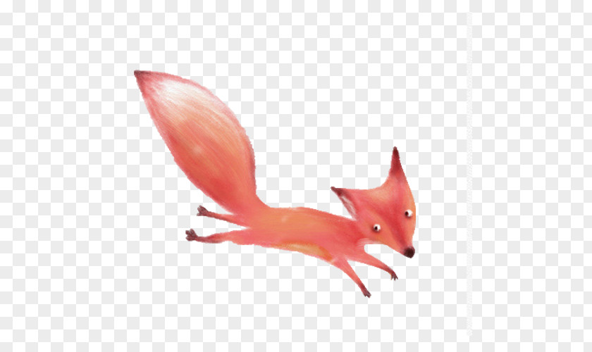 Watercolor Fox Cartoon Hand Painted Painting Drawing PNG