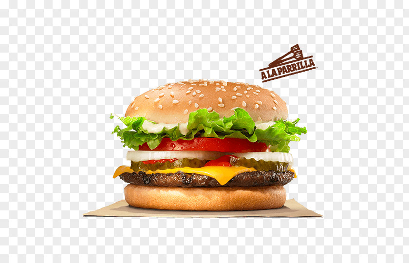 Burguer Combo Whopper Hamburger Cheeseburger Chile Con Queso Big King PNG