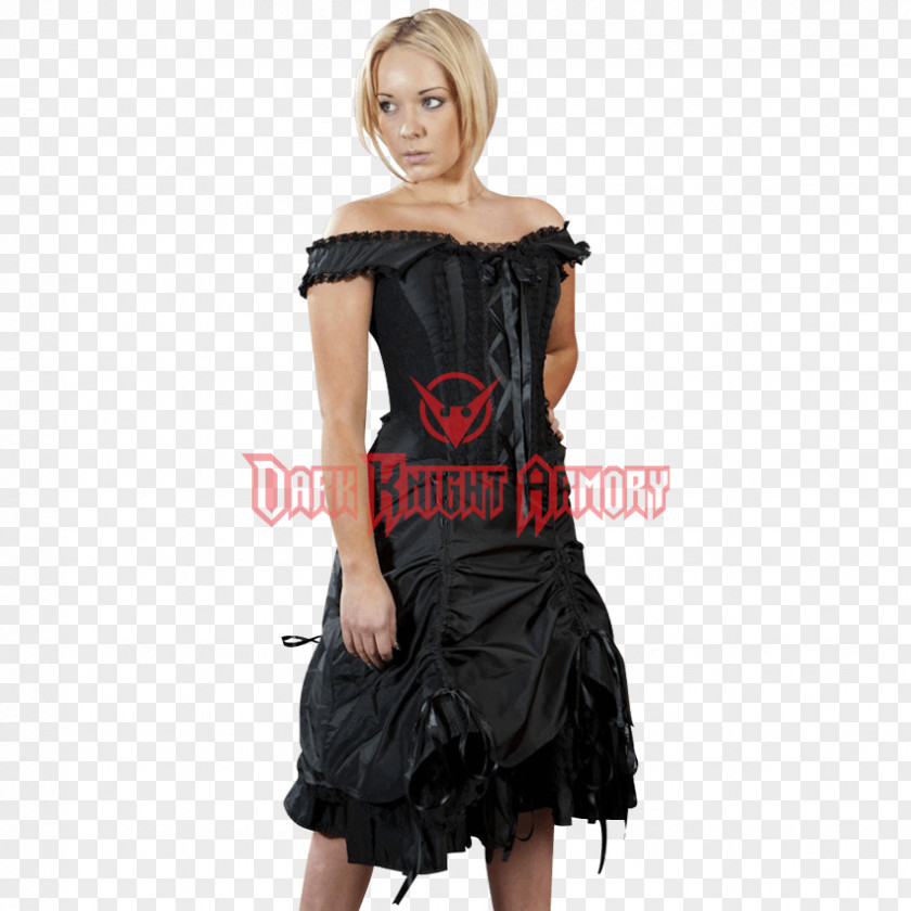 Corset Little Black Dress Clothing Costume PNG