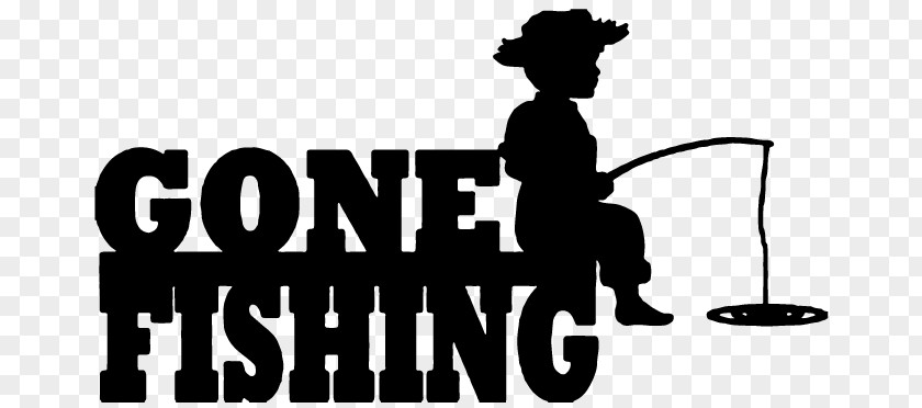 Gone Fishing Recreational Hunting Silhouette Clip Art PNG