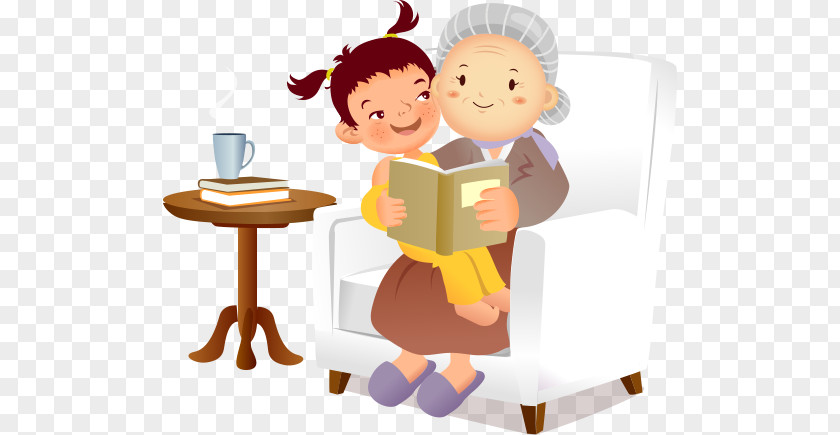 Grandma And Granddaughter PNG and granddaughter clipart PNG