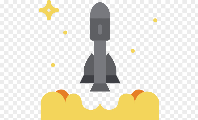 Hand-painted Rocket PNG