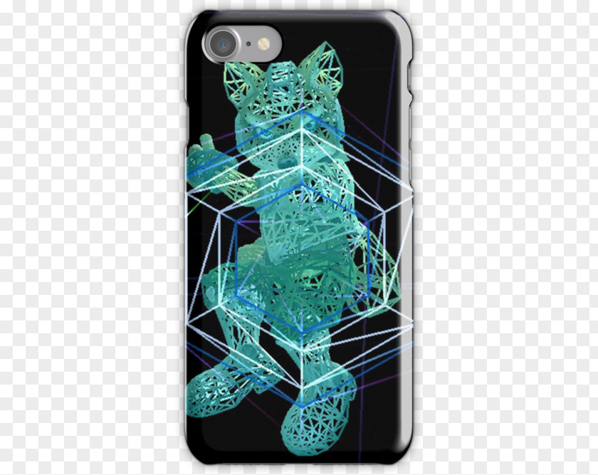 Iphone Wireframe Organism Turquoise Mobile Phone Accessories Phones IPhone PNG