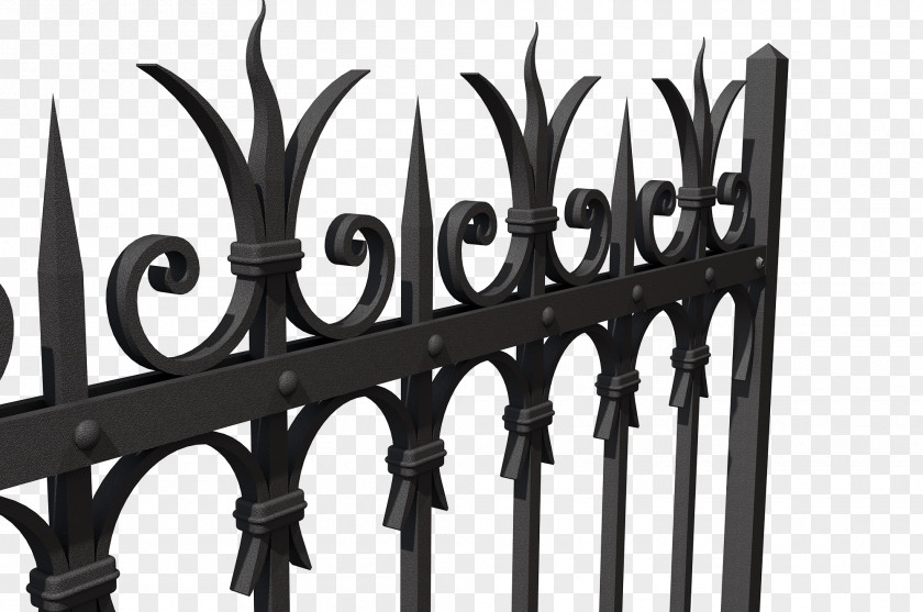 Iron Wrought Forging Steel Deck Railing PNG