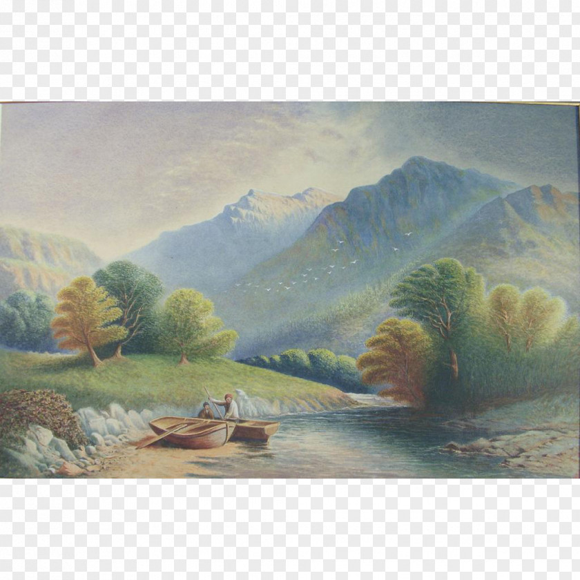 Painting Watercolor Ecosystem Inlet PNG