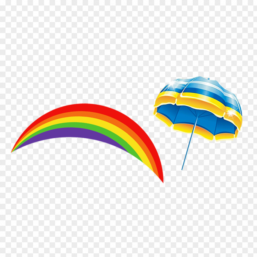 Rainbow Download Umbrella PNG