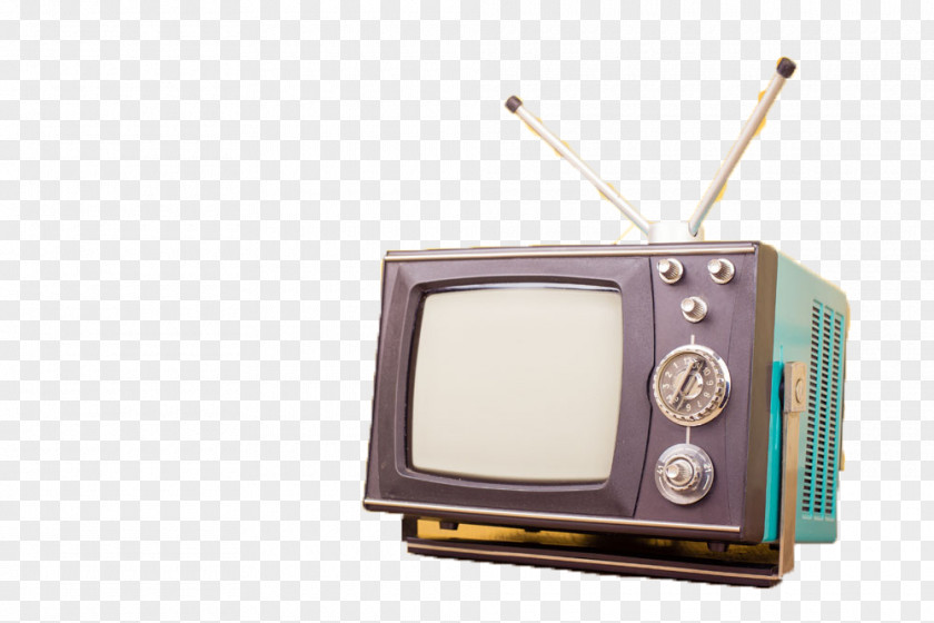 Vintage TV Television Channel Advertising Cable PNG