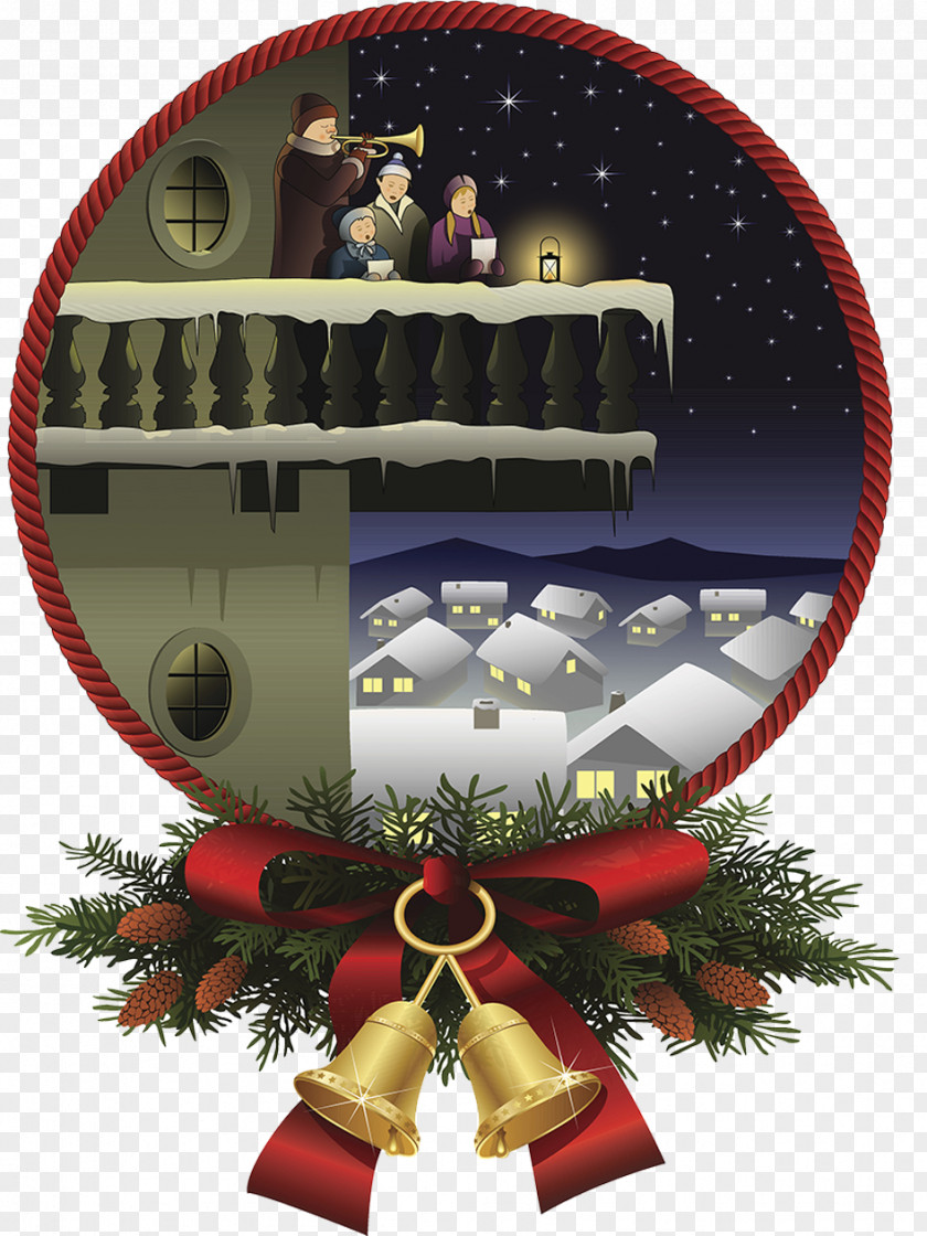 Christmas Eve A Carol Santa Claus Illustration PNG