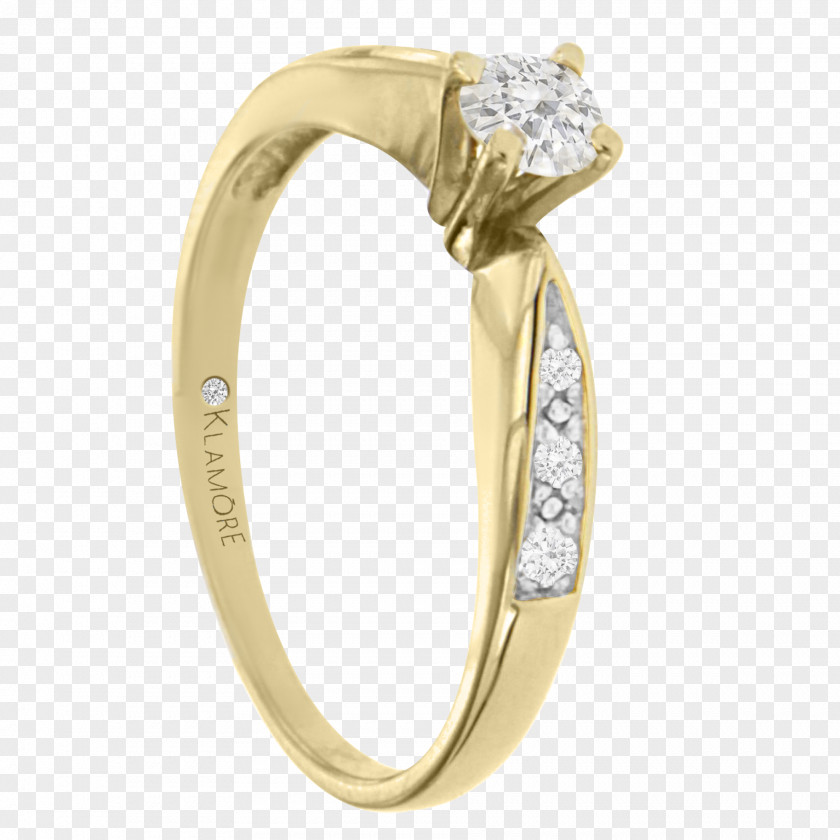 Diamond Białe Złoto Engagement Ring Wedding PNG