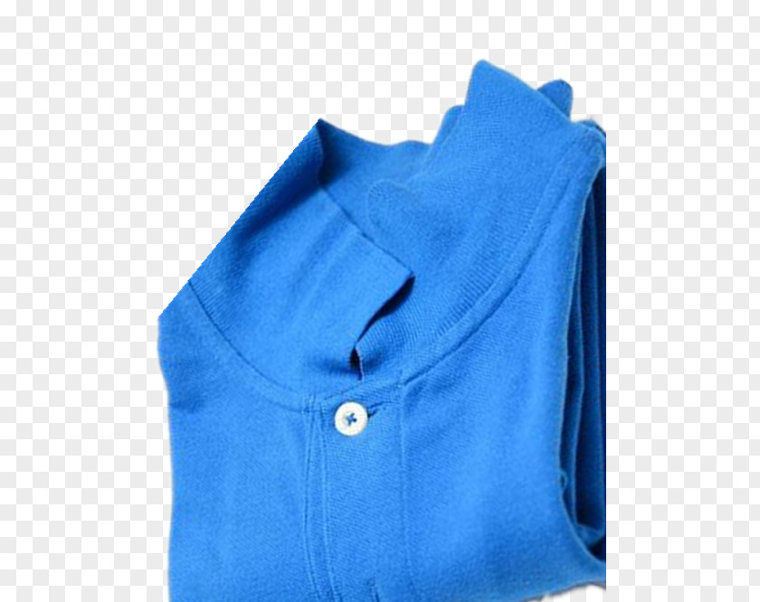 Folded Blue Dress Clothing Sleeve PNG