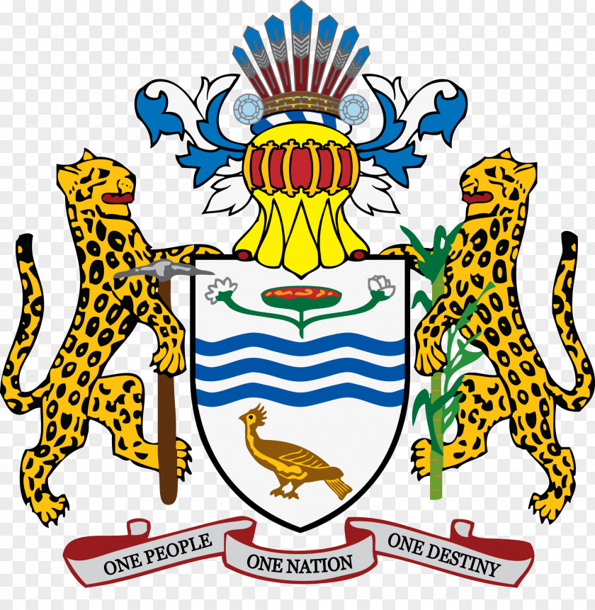 Georgetown Coat Of Arms Guyana National Emblem Symbol PNG