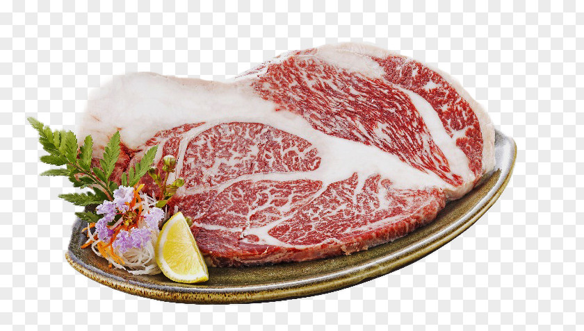 Kobe Beef Sirloin Steak Ham Capocollo Roast Prosciutto PNG